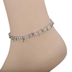 Women's Anklet (AY-143) - Silver, Women, Foot Jewellery, Chase Value, Chase Value