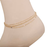 Women's Anklet (AY-143) - Golden, Women, Foot Jewellery, Chase Value, Chase Value