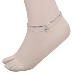 Women's Anklet (AY-143) - Silver, Women, Foot Jewellery, Chase Value, Chase Value