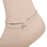 Women's Anklet (AY-143) - Silver, Women, Foot Jewellery, Chase Value, Chase Value