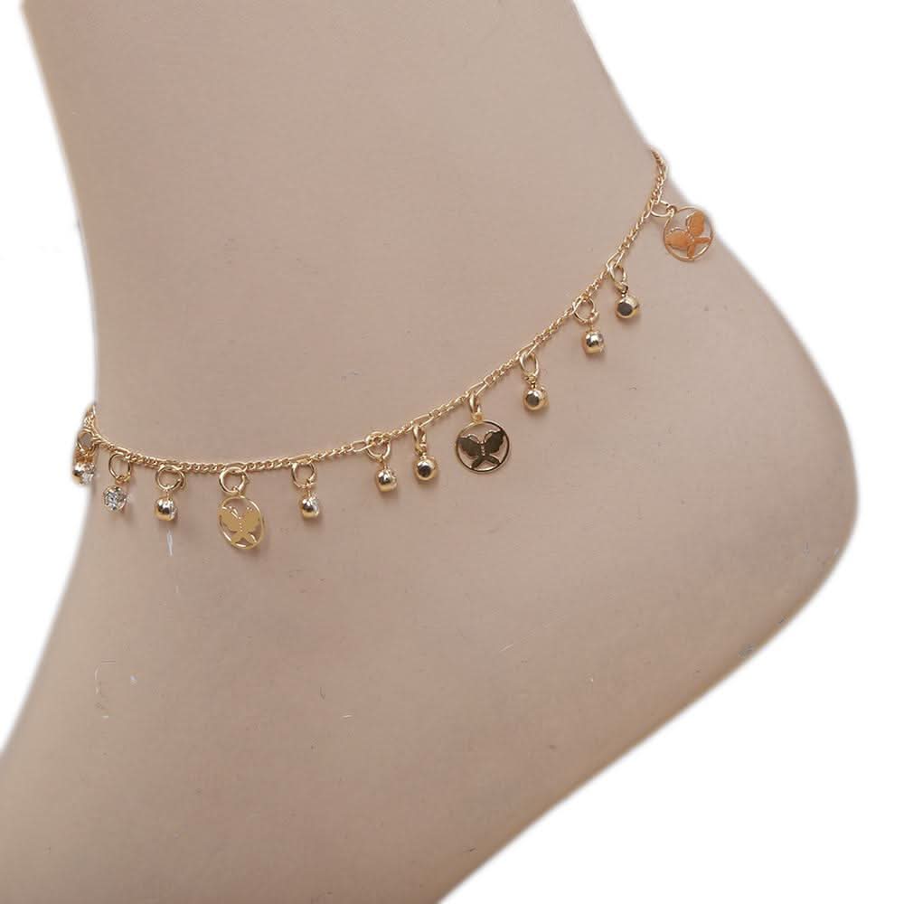 Women's Anklet (AY-143) - Golden, Women, Foot Jewellery, Chase Value, Chase Value