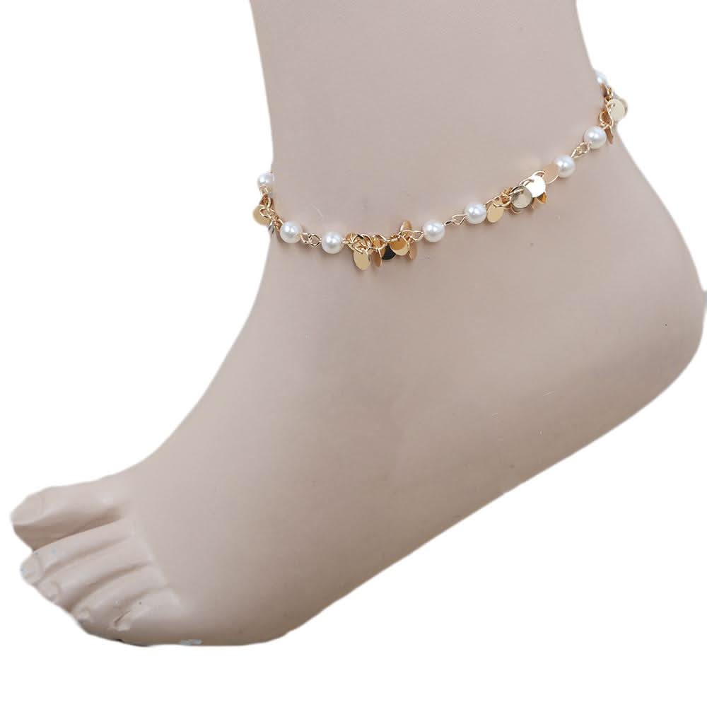 Women's Anklet (AY-143) - Golden, Women, Foot Jewellery, Chase Value, Chase Value