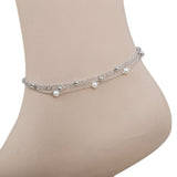 Women's Anklet (AY-143) - Silver, Women, Foot Jewellery, Chase Value, Chase Value