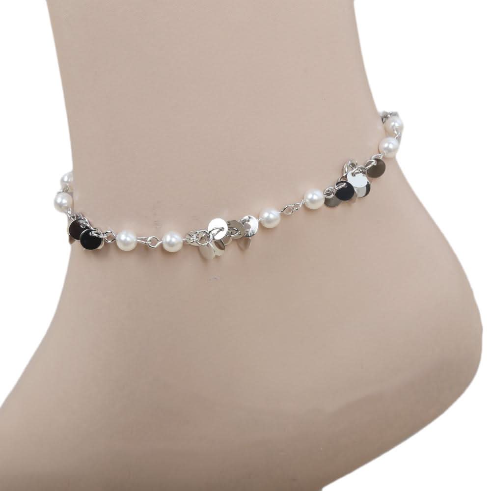 Women's Anklet (AY-143) - Silver, Women, Foot Jewellery, Chase Value, Chase Value