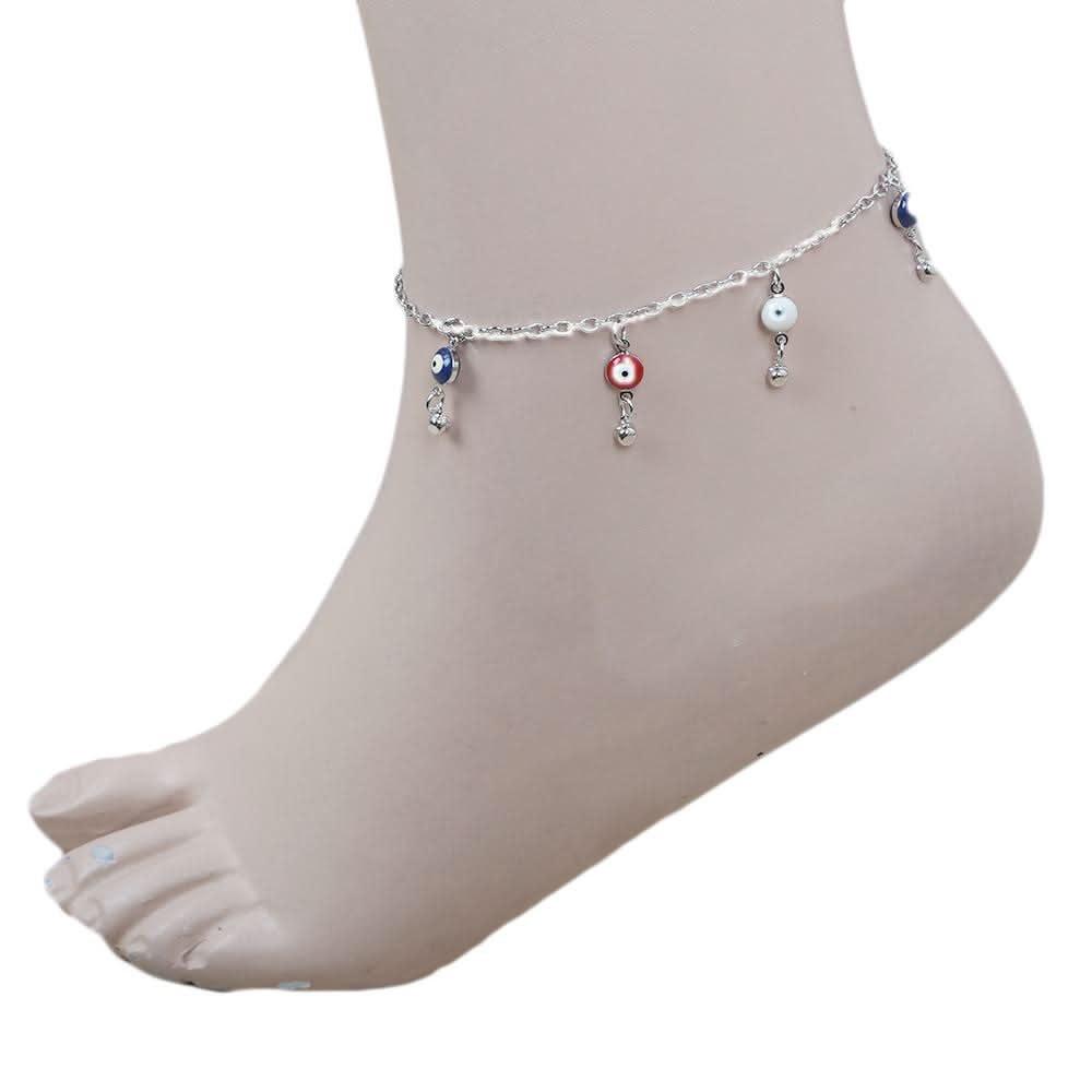 Women's Anklet (AY-143) - Silver, Women, Foot Jewellery, Chase Value, Chase Value