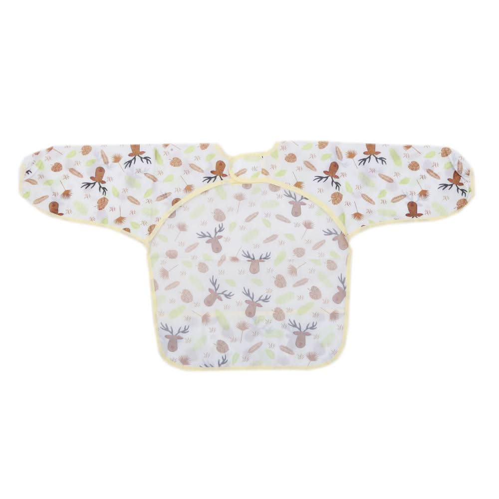 Newborn Baby Apran sleeves Bib 14239 - Yellow, Kids, Other Accessories, Chase Value, Chase Value