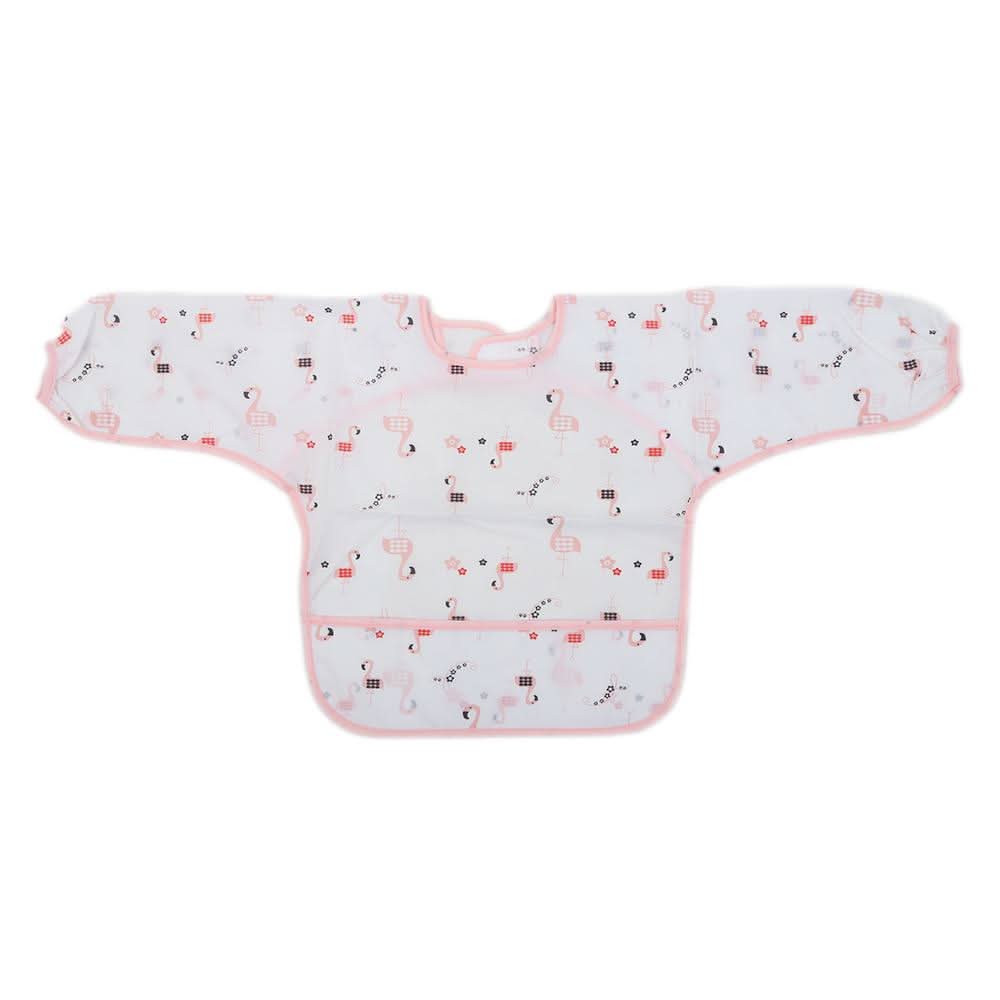 Newborn Baby Apran sleeves Bib 14239 - Light Pinki, Kids, Other Accessories, Chase Value, Chase Value