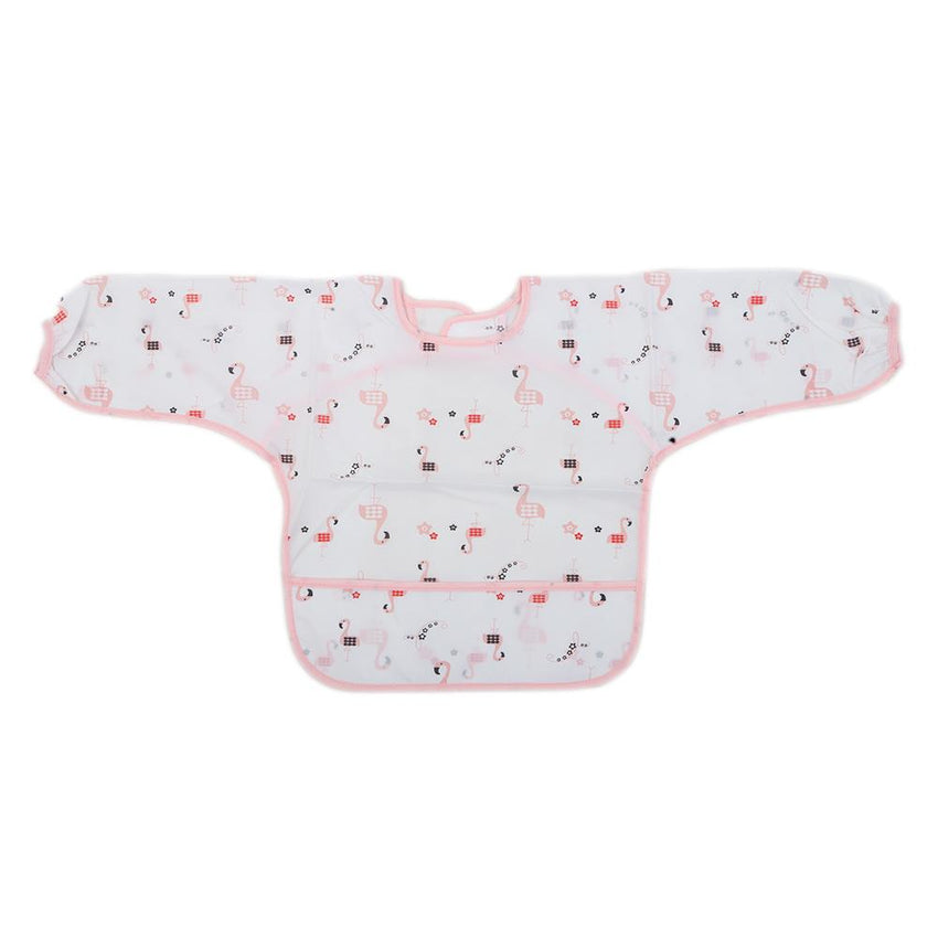 Newborn Baby Apran sleeves Bib 14239 - Light Pinki, Kids, Other Accessories, Chase Value, Chase Value