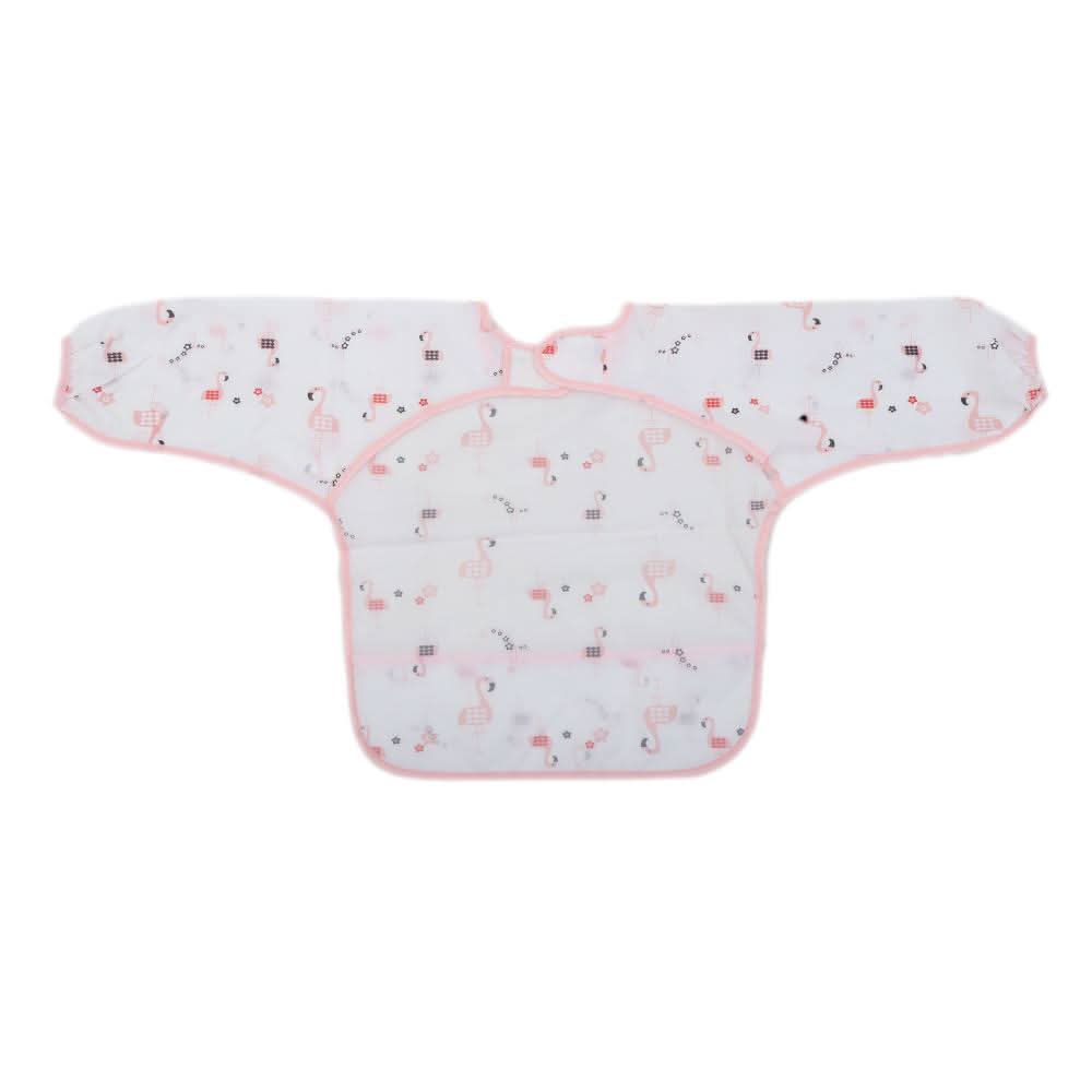 Newborn Baby Apran sleeves Bib 14239 - Light Pinki, Kids, Other Accessories, Chase Value, Chase Value