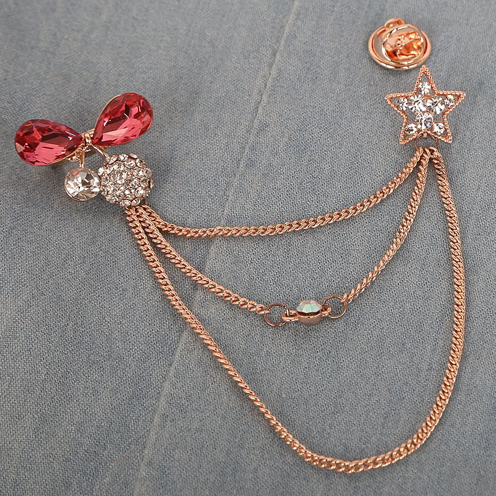 Broches-Pink, Women, Scarf Pins & Brooches, Chase Value, Chase Value