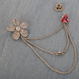Broches-Pink, Women, Scarf Pins & Brooches, Chase Value, Chase Value