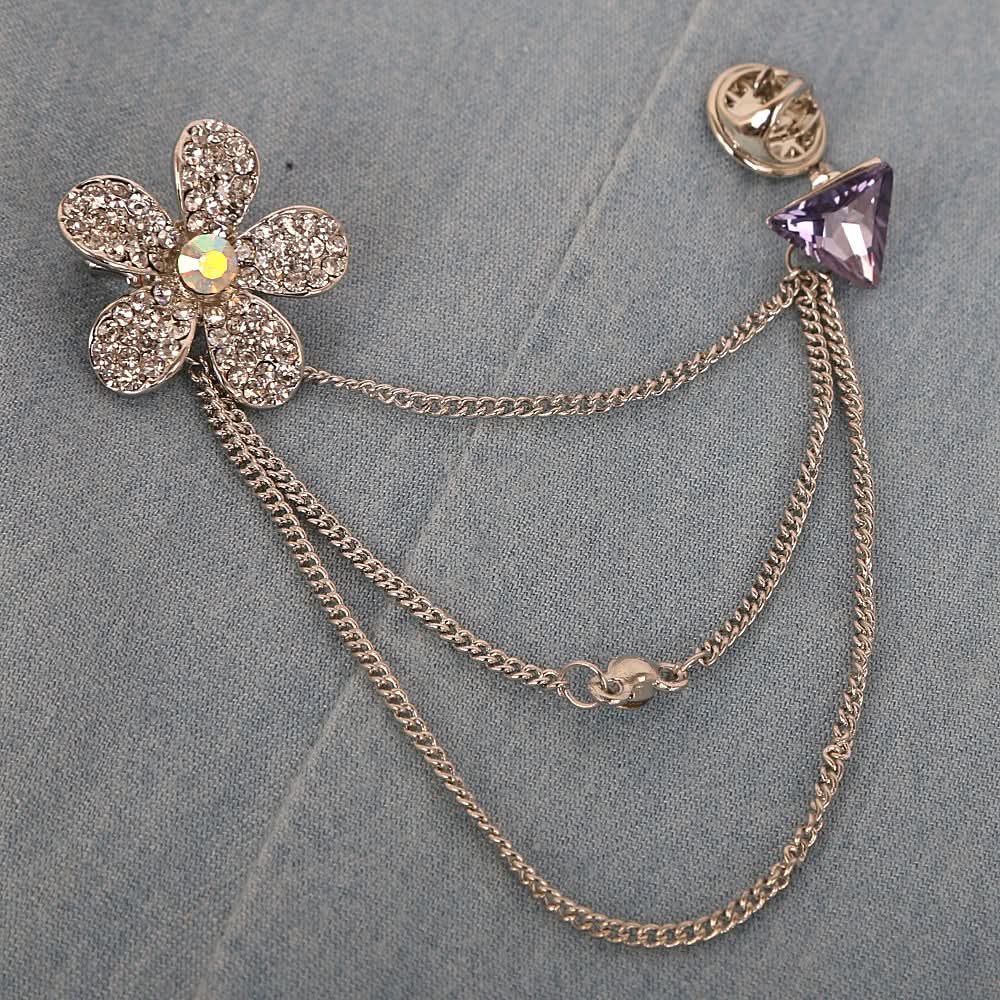 Broches-Purple, Women, Scarf Pins & Brooches, Chase Value, Chase Value