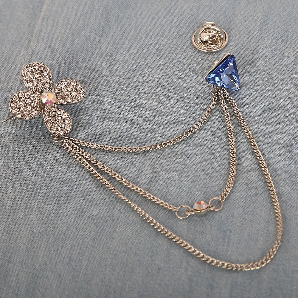Broches-Royal-Blue, Women, Scarf Pins & Brooches, Chase Value, Chase Value