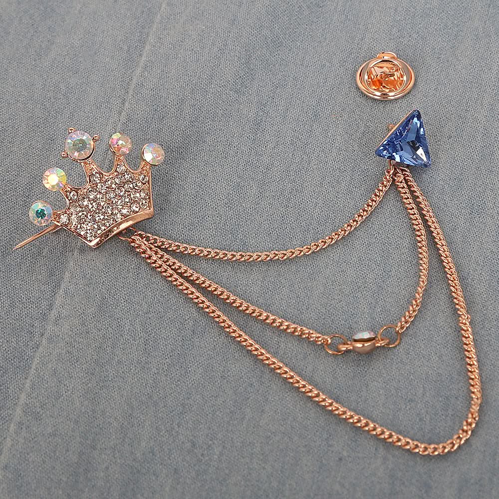 Broches-Royal-Blue, Women, Scarf Pins & Brooches, Chase Value, Chase Value