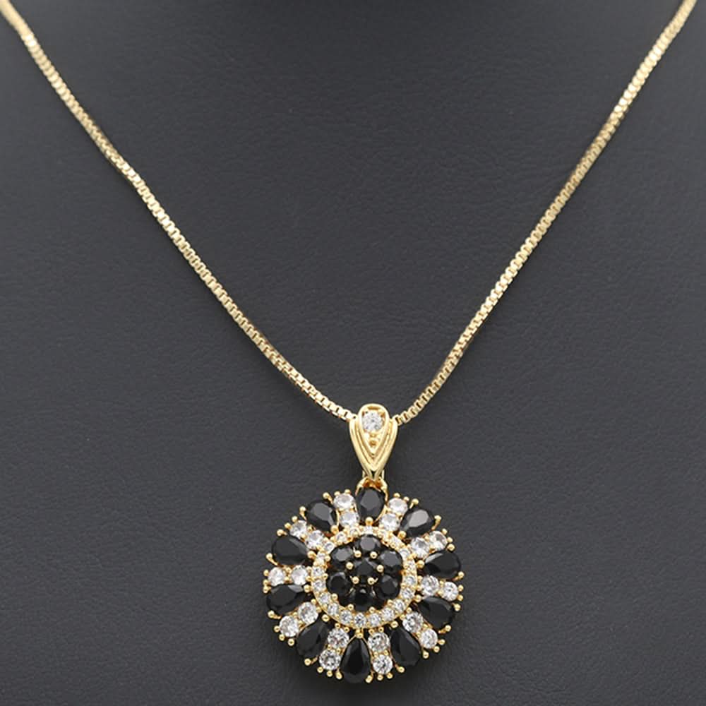 Women's Locket Set With Ring-Black-A, Women, Chains & Lockets, Chase Value, Chase Value