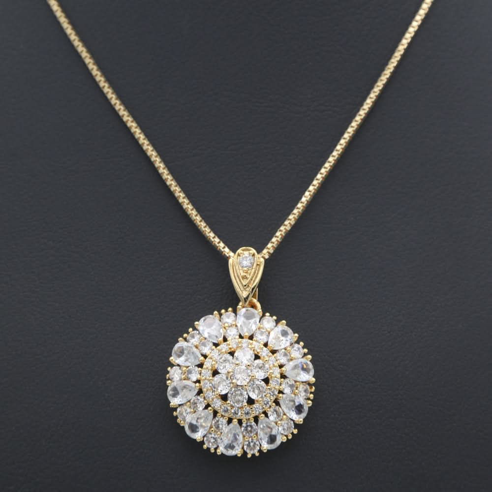 Women's Locket Set With Ring-White-A, Women, Chains & Lockets, Chase Value, Chase Value