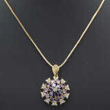 Women's Locket Set With Ring-Purple-B, Women, Chains & Lockets, Chase Value, Chase Value