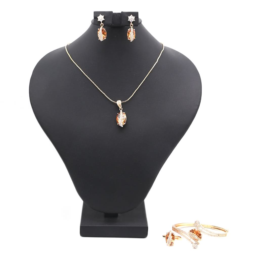 Women's Combo Set - Peach - A, Women, Jewellery Set, Chase Value, Chase Value