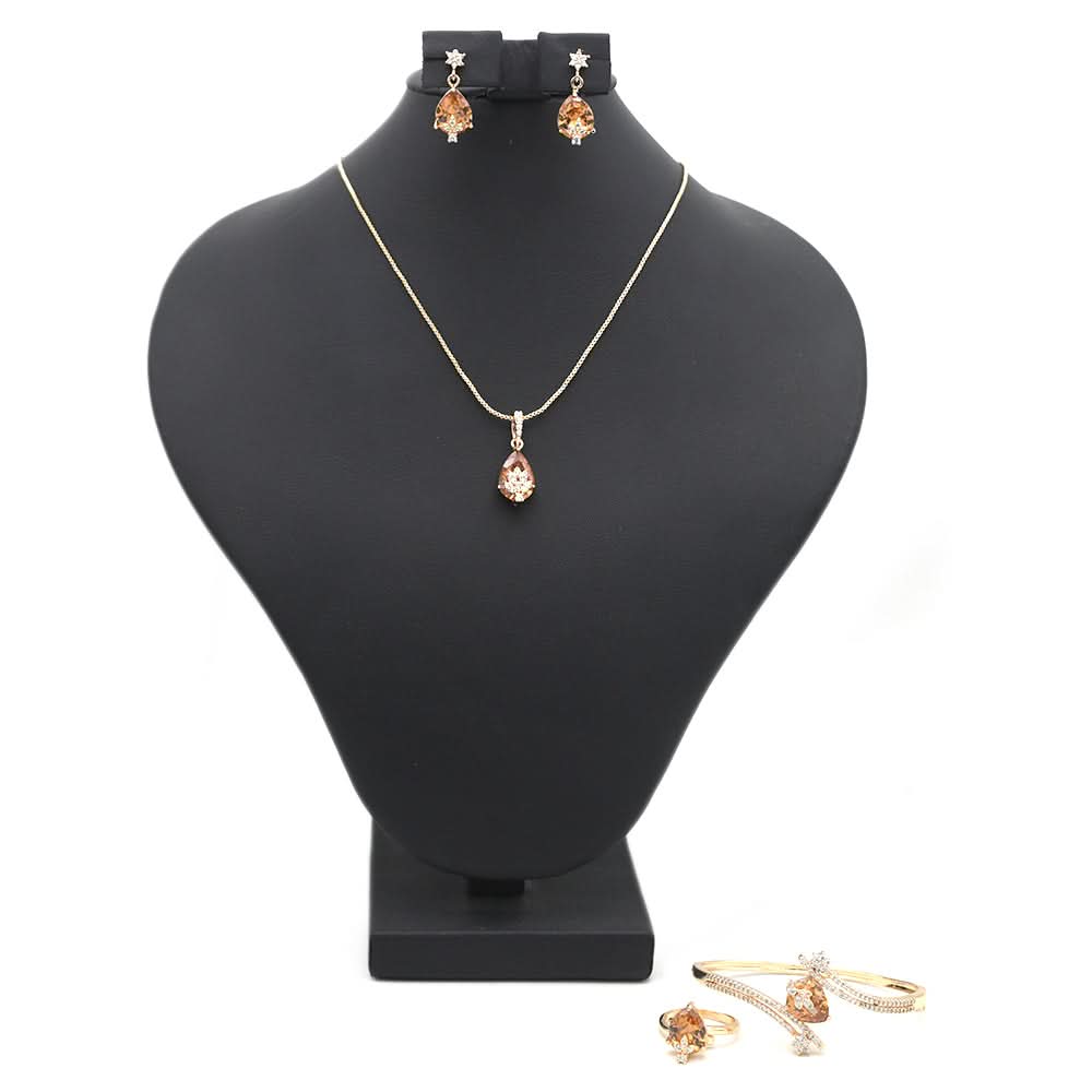 Women's Combo Set - Peach - C, Women, Jewellery Set, Chase Value, Chase Value