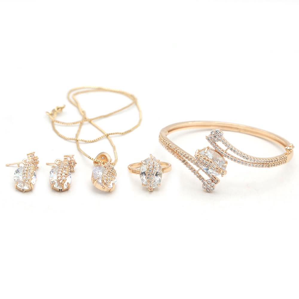 Women's Combo Set - White - A, Women, Jewellery Set, Chase Value, Chase Value