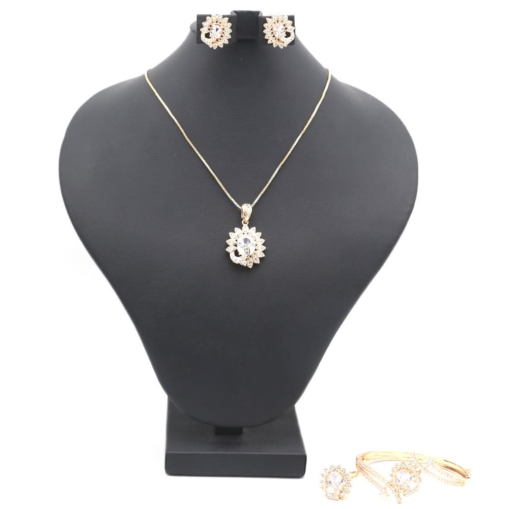 Women's Combo Set - White - B, Women, Jewellery Set, Chase Value, Chase Value