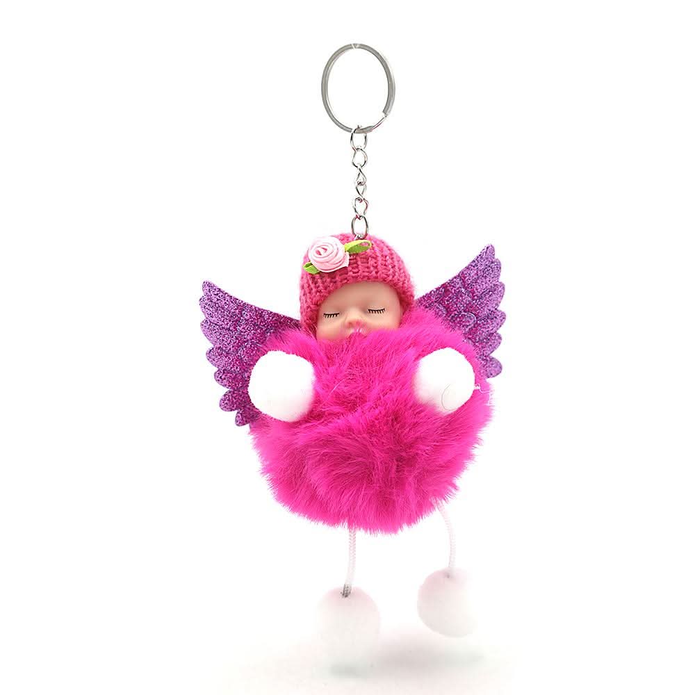 Doll Key Chain 002 (AY280-AY304) - Dark Pink, Kids, Key Chains, Chase Value, Chase Value