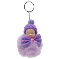 Doll Key Chain 004 (AY280-AY304) - Purple, Kids, Key Chains, Chase Value, Chase Value