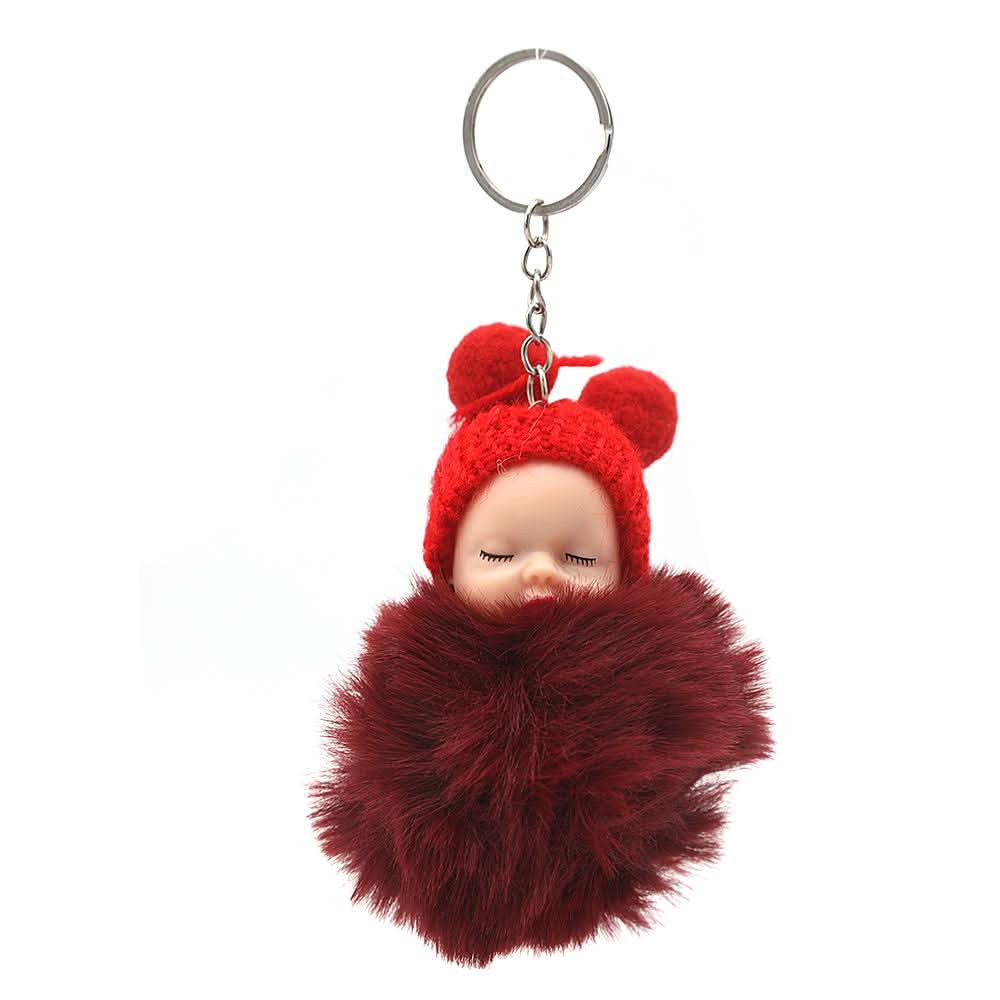 Doll Key Chain 006 (AY280-AY304) - Maroon, Kids, Key Chains, Chase Value, Chase Value