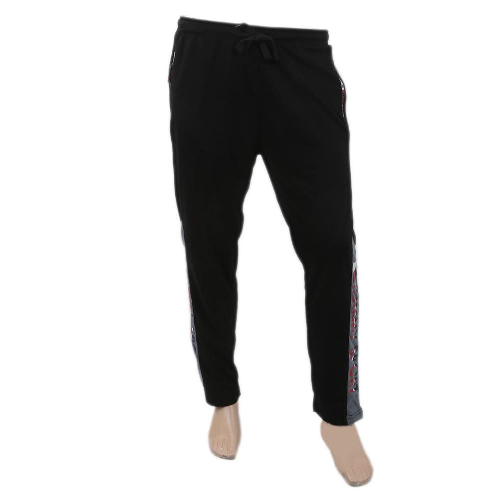 Men's Fancy Zip Trouser - Black, Men, Lowers And Sweatpants, Chase Value, Chase Value