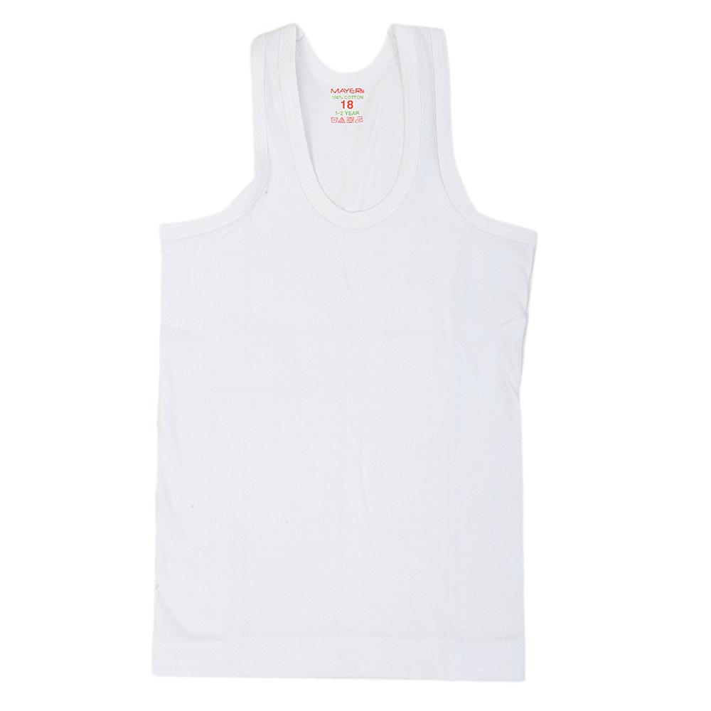 Boys Mayer Vest Sando - White, Kids, Boys Vest, Chase Value, Chase Value