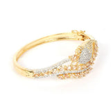 Women's American Diamond Kara Bracelet - Golden, Women, Bangles & Bracelets, Chase Value, Chase Value