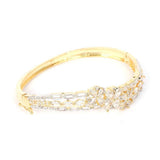Women's American Diamond Kara Bracelet - Golden, Women, Bangles & Bracelets, Chase Value, Chase Value
