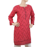 Women's Printed Kurti -L - Pink, Women, Ready Kurtis, Chase Value, Chase Value
