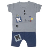 Boys Half Sleeves Suit  32784 - Grey, Kids, Boys Sets And Suits, Chase Value, Chase Value