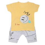 Boys Half Sleeves Suit  32790 - Yellow, Kids, Boys Sets And Suits, Chase Value, Chase Value