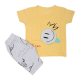Boys Half Sleeves Suit  32790 - Yellow, Kids, Boys Sets And Suits, Chase Value, Chase Value
