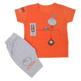 Boys Half Sleeves Suit  32875 - Orange, Kids, Boys Sets And Suits, Chase Value, Chase Value