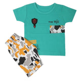 Boys Half Sleeves Suit - Green, Kids, Boys Sets And Suits, Chase Value, Chase Value
