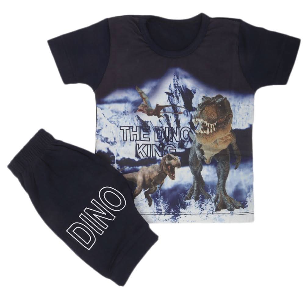 Boys Half Sleeves Suit  31857 - Blue, Kids, Boys Sets And Suits, Chase Value, Chase Value