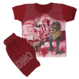 Boys Half Sleeves Suit  31857 - Maroon, Kids, Boys Sets And Suits, Chase Value, Chase Value