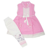 Girls Half Sleeves Suit  6773 - Pink, Kids, Girls Sets And Suits, Chase Value, Chase Value