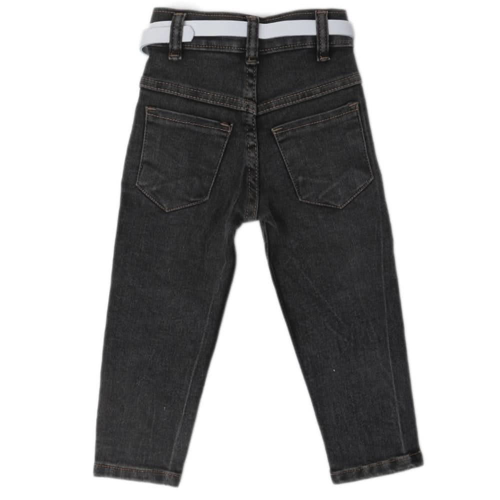 Girls Sequence Denim Pant - Grey, Kids, Girls Pants And Capri, Chase Value, Chase Value