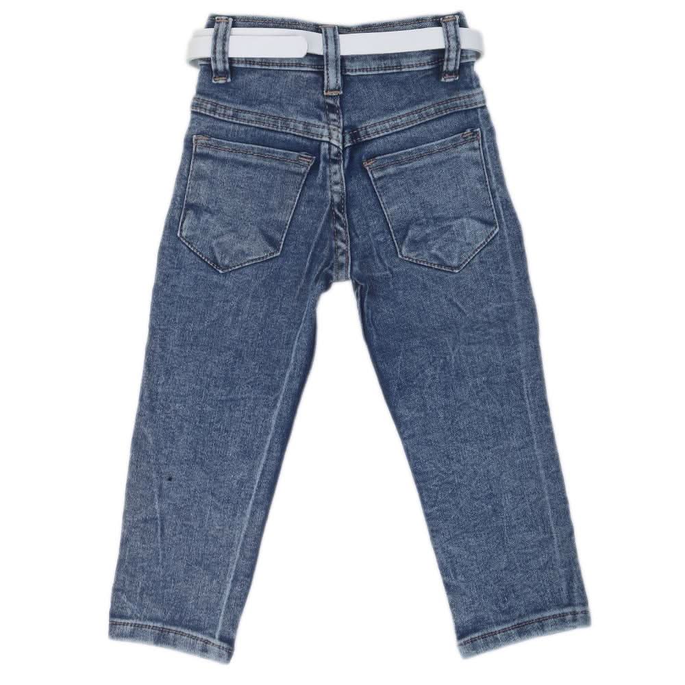 Girls Sequence Denim Pant - Light Blue, Kids, Girls Pants And Capri, Chase Value, Chase Value
