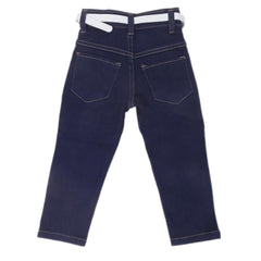 Girls Sequence Denim Pant - Navy Blue, Kids, Girls Pants And Capri, Chase Value, Chase Value