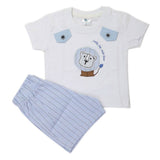 Newbron Boys Half Sleeves Suits 2102 - White, Kids, NB Boys Sets And Suits, Chase Value, Chase Value
