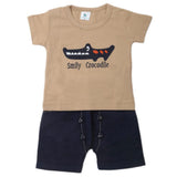 Newbron Boys Half Sleeves Suits 2105 - Light Brown, Kids, NB Boys Sets And Suits, Chase Value, Chase Value