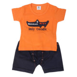 Newbron Boys Half Sleeves Suits 2105 - Orange, Kids, NB Boys Sets And Suits, Chase Value, Chase Value
