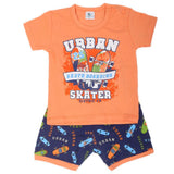 Newbron Boys Half Sleeves Suits 1101 - Orange, Kids, NB Boys Sets And Suits, Chase Value, Chase Value