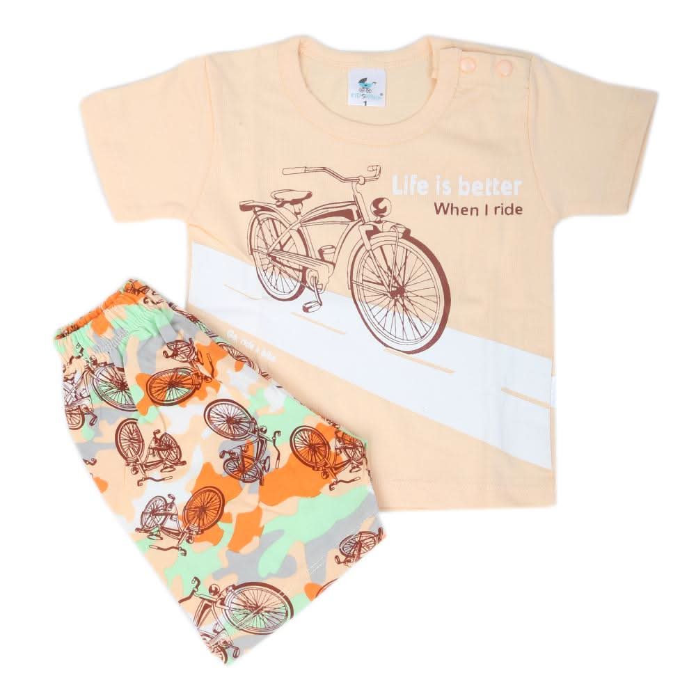 Newbron Boys Half Sleeves Suits 1102 - Cyan, Kids, NB Boys Sets And Suits, Chase Value, Chase Value