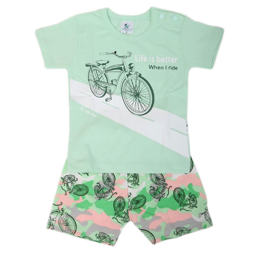 Newbron Boys Half Sleeves Suits 1102 - Peach, Kids, NB Boys Sets And Suits, Chase Value, Chase Value